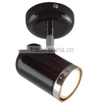 CE/ROHS spotlamp Boby zwart black 1 x 11W CFL spotlamp