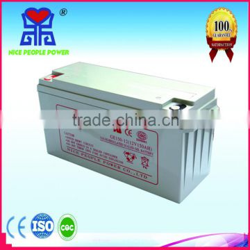 gel solar External battery12V150AH used for solar power system