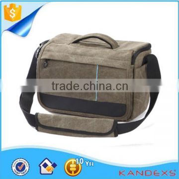 High Quality Various Color Waterproof Canvas Camera Messenger Bag