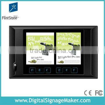 Instore 9 inch advertising monitor with touching function