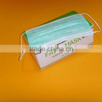 Medical disposable face mask, 3 layers face mask