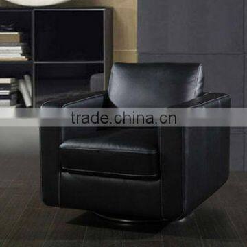 2014 Hot Sale, Genuine Leather Oak Wood Frame Single chesterfield Sofa Chair i12