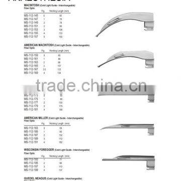 Fiber Optic Laryngoscopes