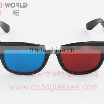 cool design red blue plastic glasses