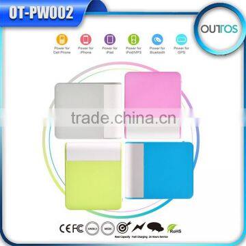 Power Bank Manufacturer USB Portable Charger Battery Regenerator With LED Indicator and Cellphone Holder