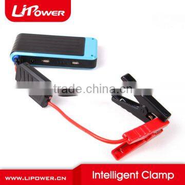 300A start current universal 12V car battery jump starter intelligent clamps