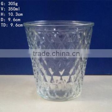 wholesale 350ml votive glass candle jar holder                        
                                                                                Supplier's Choice