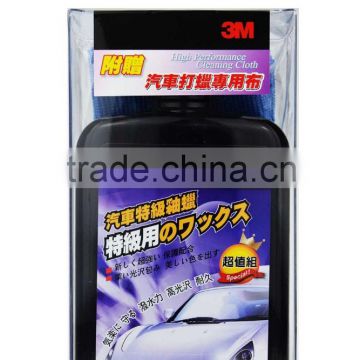 3M Auto super glaze wax send cleaning cloth