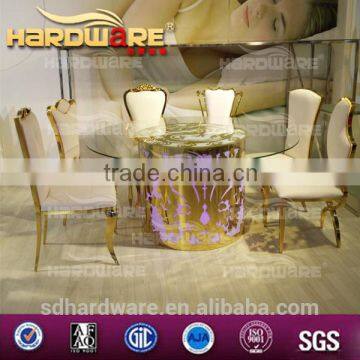 European style artifical wedding table and chairs / high quality and competive price of furniture