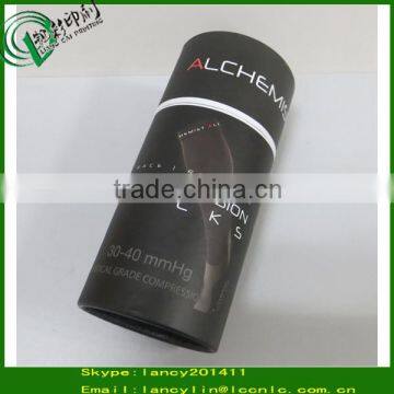 Nice Printing cardboard paper tube for socks Round Paper Tube in matt Finish