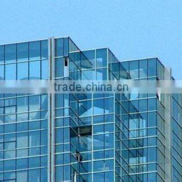 crystal blue reflective glass insulated glass with ISO building glass, manufacturer , qinhuangdao