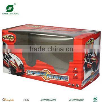 TOY CAR PACKAGING BOX WITH CLEAR WINDOW