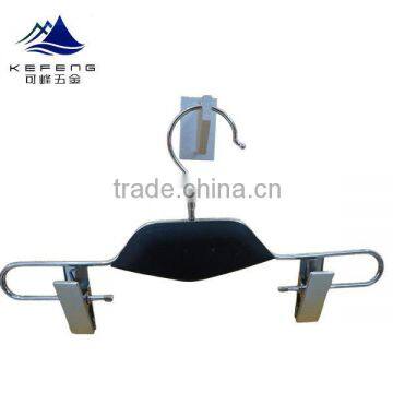 Metal bending pants hanger for garment shops