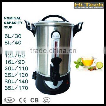 Electric Stainless Steel Coffee Boiler Coffee Urn Black Tea Boiler Tea Pods Boiler 6-35 Liters