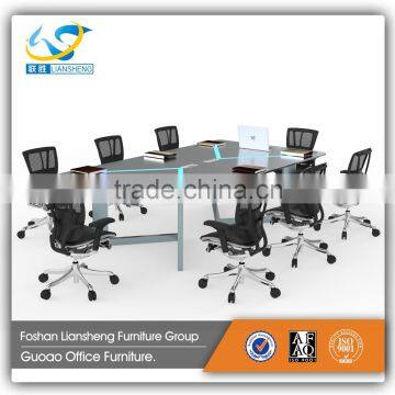 Office meeting room furniture modern square shape conferece table GMT004