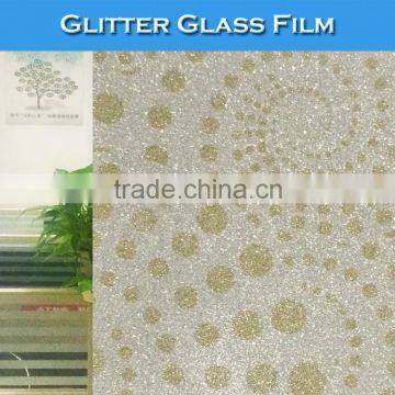 W034 Glitter Diamond Glass Film Window Decoration Stickers photo-3