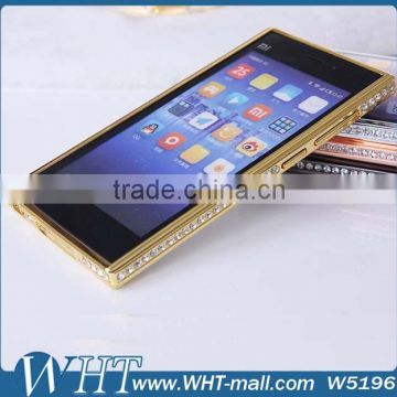 Top Grade Diamond Bumper for Xiaomi Mi3 Alibaba Wholesale