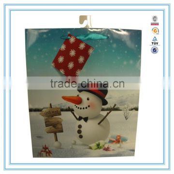 Alibaba China custom new design popular paper bag & christmas paper bag custom