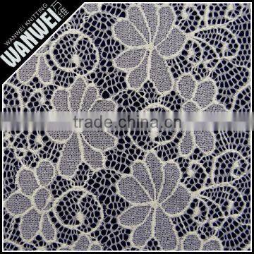 2015 Hot Sales High Quality New products special design exquisite nylon spandex lace fabric in Changle factory 3041