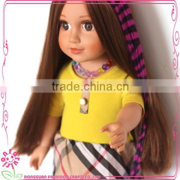 cute wholesale doll wig piece for 18 inch American girl doll