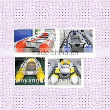 6 passenger (CE) PVC material optioanl floor color inflatable boat