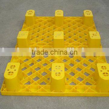 1200*800mm Size Eruo Type Single Face Nine Leg Nestable Recycled Plastic Pallet photo-5