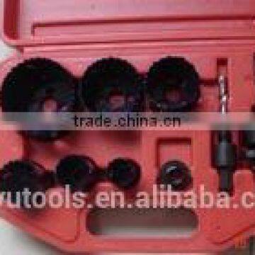 Carbon steel hole saw set