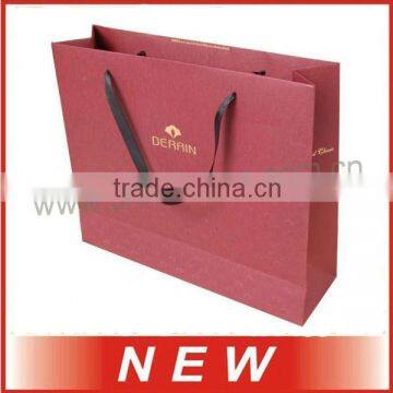 Red 210gsm Large Clothing Shopping Paper Bags