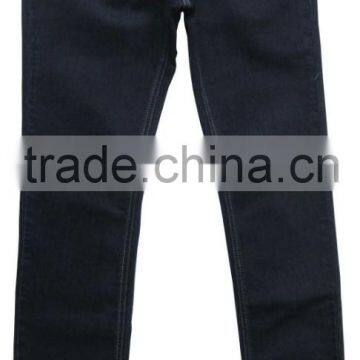 Hot sale women solid color basic style garment wash skinny jeans women dark wash soft strech jeans manufacturer