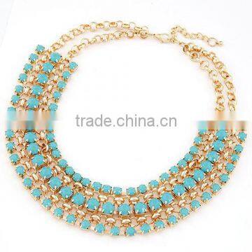 2015 wholesale new fashion choker statement necklace for women