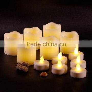 LED Electronic Flashing Colorful Light Plastic Switch Bougie With Wax Body for Party Wedding Birthday photo-2