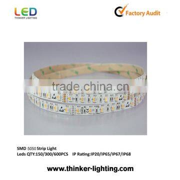 72LED per meter RGBW strips light 16W/M non-waterproof flexible light strip