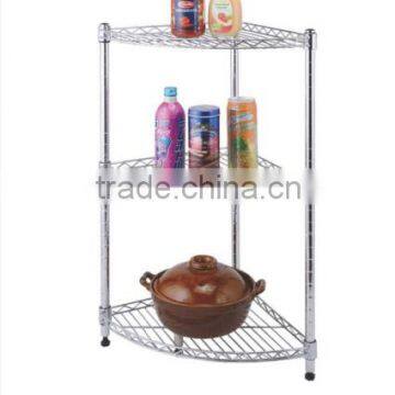 3 layer storage rack with matel