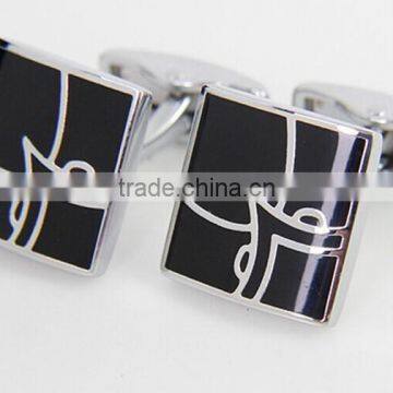 NEW classic enameled elegant customize metal cufflinks in low price                        
                                                Quality Choice