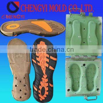 men leather hotselling tpr two color shoe sole match thick sole mould bicolor phylon sandals