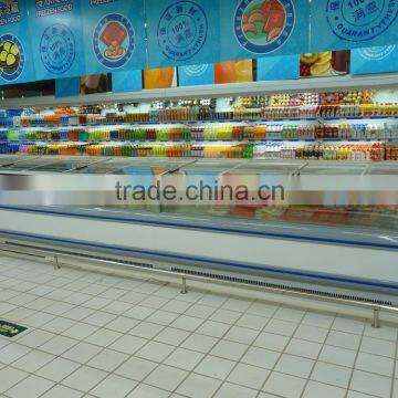Serve Counter Island Freezer With Sliding Door on the Top