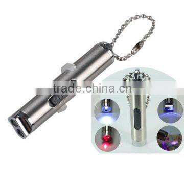 TP-302 White and Laser Light Aluminum LED Flashlight Keychain photo-5