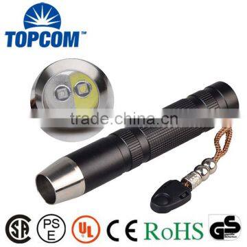 High Brightness Professional 5W LED + 365nm UV Jewelry Jade Detection Flashlight