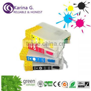 refilled inkjet cartridge wholesale,for Epson stylus C79/C110 inkjet printer with factory price