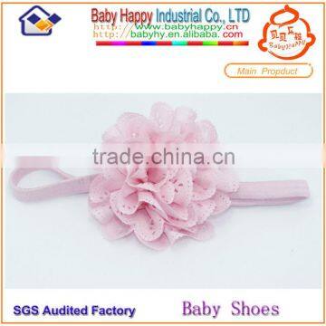 Fashion new soft cute baby headbands with flowers