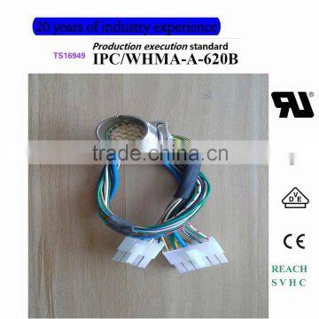 INTERCONTEC M23 connector(Crimping+assembly) wire harness