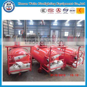 Mobile foam concentrate tank for international airports