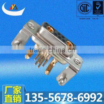 High Currenting Rating D-SUB 7W2 Female Right Angle Dip PCB Connector