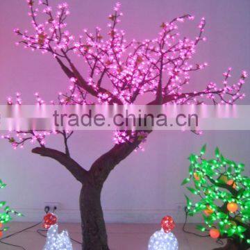 2m High white artificial led cherry blossom tree light