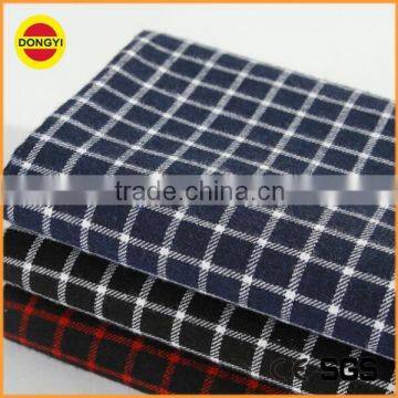 100% cotton plaid fabric shirt fabric