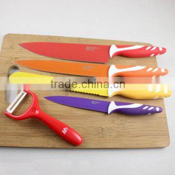 Kitchen knife with color blade