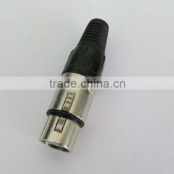 XLR Cannon 3Pin female plug Audio Microphone connector