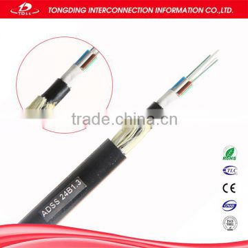 Aerial adss fiber optic cable