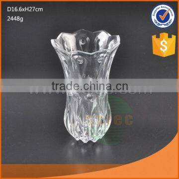 Kind of High quality clear glass vase for home decoration