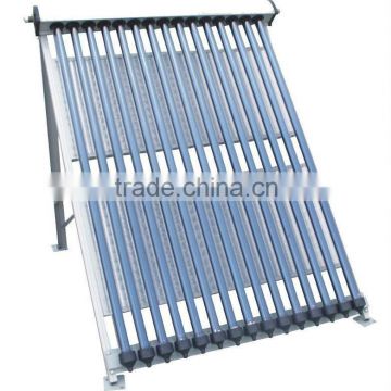 Vacuum tube heat pipe solar collector with reflectors, Super conductive copper pipe solar collector